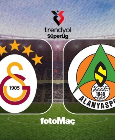 Galatasaray-Corendon Alanyaspor maçı CANLI (Trendyol Süper Lig)