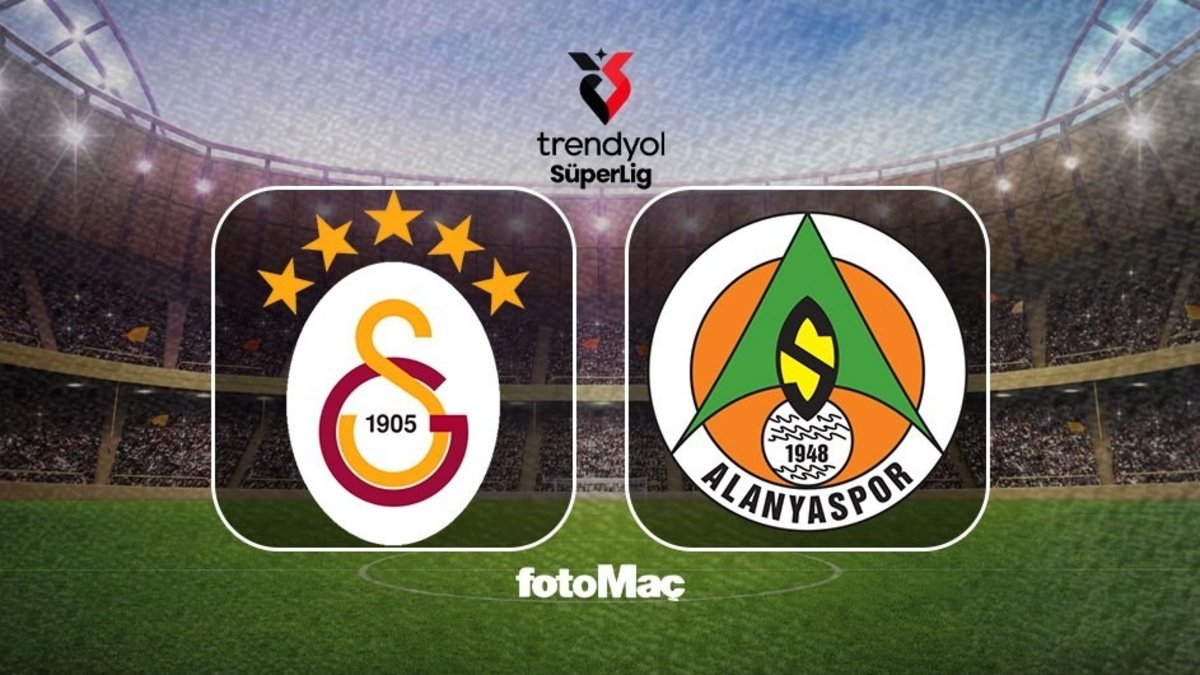 Galatasaray-Corendon Alanyaspor maçı CANLI (Trendyol Süper Lig)