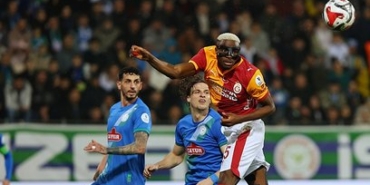 Galatasaray Rize'de yıldızlarıyla 3 puanı kaptı: İşte maçın özeti