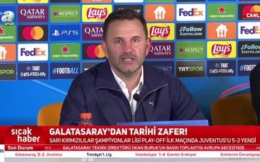 Galatasaray'da Okan Buruk: İnanılmaz mutluyuz!