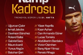 Galatasaray'ın kamp kadrosu açıklandı!