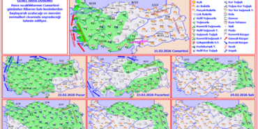 Hafta sonu yağışlı sistem etkili olacak