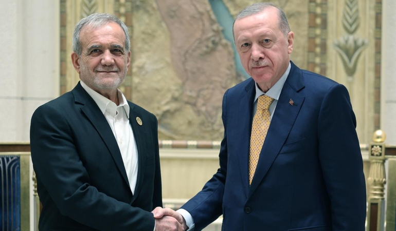 İran Cumhurbaşkanı Pezeşkiyan'dan Cumhurbaşkanı Erdoğan'a teşekkür
