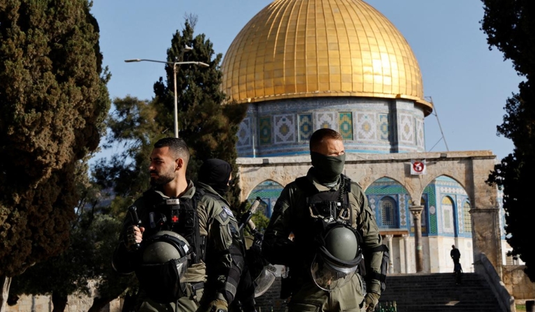 İşgalci İsrailliler ramazanda da Mescidi Aksa'ya baskınlarını sürdürüyor