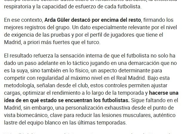 İspanya'da gündem Arda Güler'in test sonuçları! Zirveye yerleşti