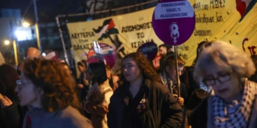 İsrail'in Eurovision Şarkı Yarışması'na katılımı Atina'da protesto edildi