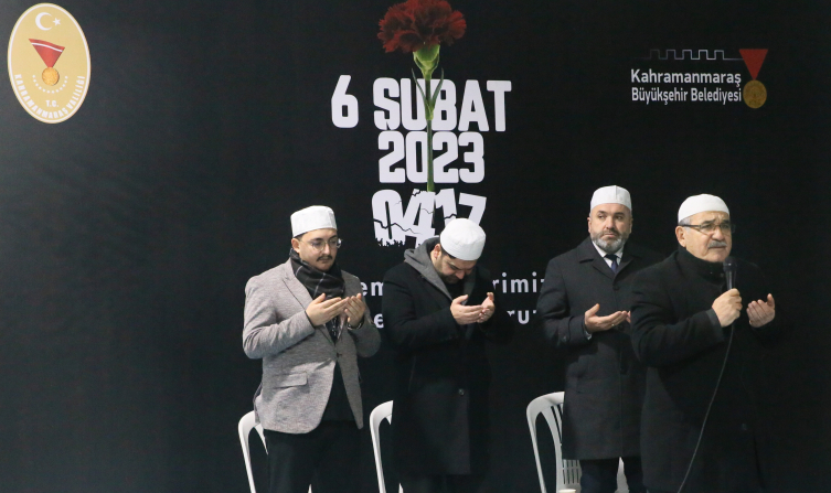 Kahramanmaraş'ta depremlerde hayatını kaybedenler anıldı