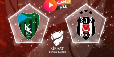 Kocaelispor-Beşiktaş maçı CANLI İZLE (Ziraat Türkiye Kupası)
