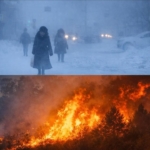 Kuzey yarım kürede soğuk hava koşulları etkili olurken güney yangınlarla boğuşuyor