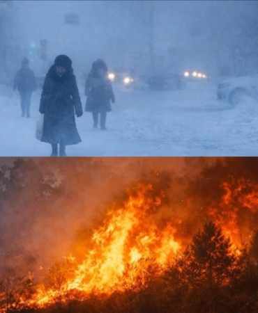 Kuzey yarım kürede soğuk hava koşulları etkili olurken güney yangınlarla boğuşuyor