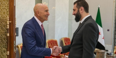 Suriye Cumhurbaşkanı Şara, ABD'nin Suriye Özel Temsilcisi Barrack'ı kabul etti