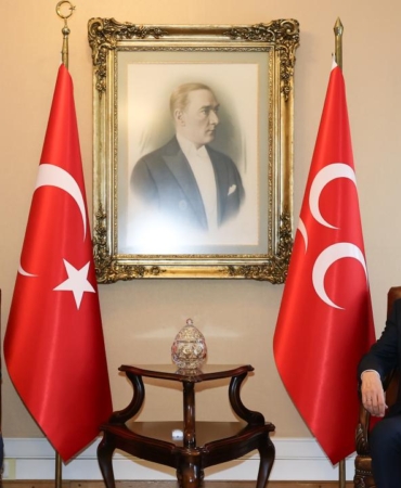 TBMM Başkanı Kurtulmuş, MHP Genel Başkanı Bahçeli'yi ziyaret etti