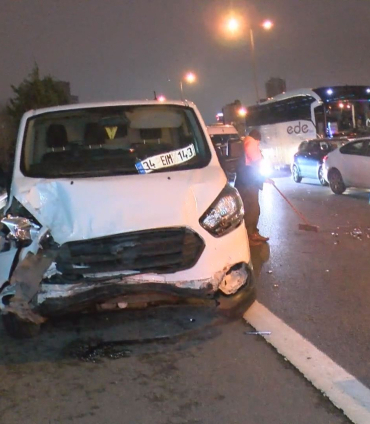 TEM Otoyolu'nda zincirleme kaza