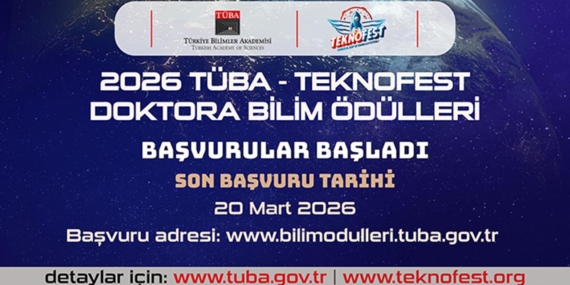 TÜBA ödülleri için başvurular başladı
