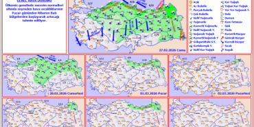 Ülke genelinde yağışlı sistem yerini sıcak havaya bırakacak