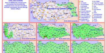 Yağışlı hava yeniden etkili olacak