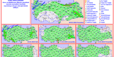 Yeni haftada yağışlı hava hakim olacak