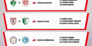 Ziraat Türkiye Kupası'nda oynanacak maçların hakemleri açıklandı!