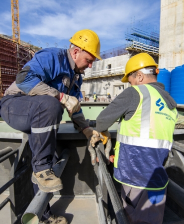 Akkuyu'da kritik yapısal bileşen monte edildi