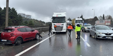 Anadolu Otoyolu'nda zincirleme kaza nedeniyle kapanan İstanbul yönü ulaşıma açıldı