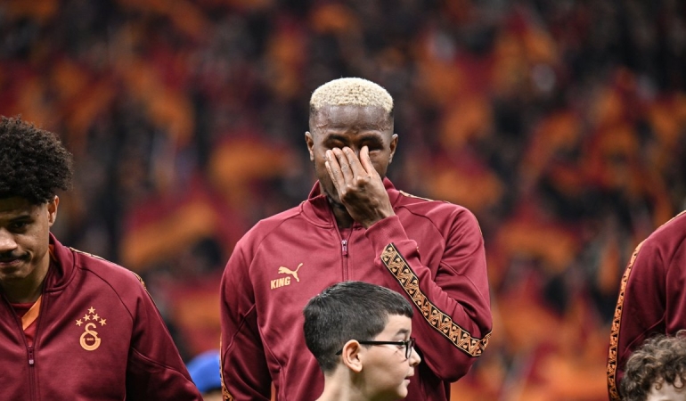 Avrupa, Victor Osimhen için hazırlanan koreografiyi konuşuyor! 'Galatasaray'ın kahramanı'