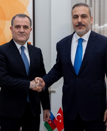Bakan Fidan, Azerbaycanlı mevkidaşı Bayramov ile görüştü