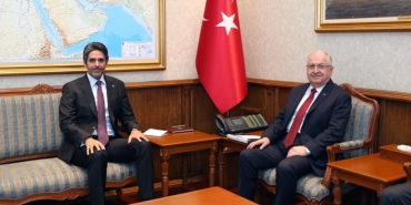 Bakan Güler, Katar'ın Ankara Büyükelçisi AlHenzab'ı kabul etti