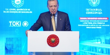 Cumhurbaşkanı Erdoğan: Cerrahpaşa'ya modern, güçlü ve İstanbula yakışır bir kampüs kuruyoruz