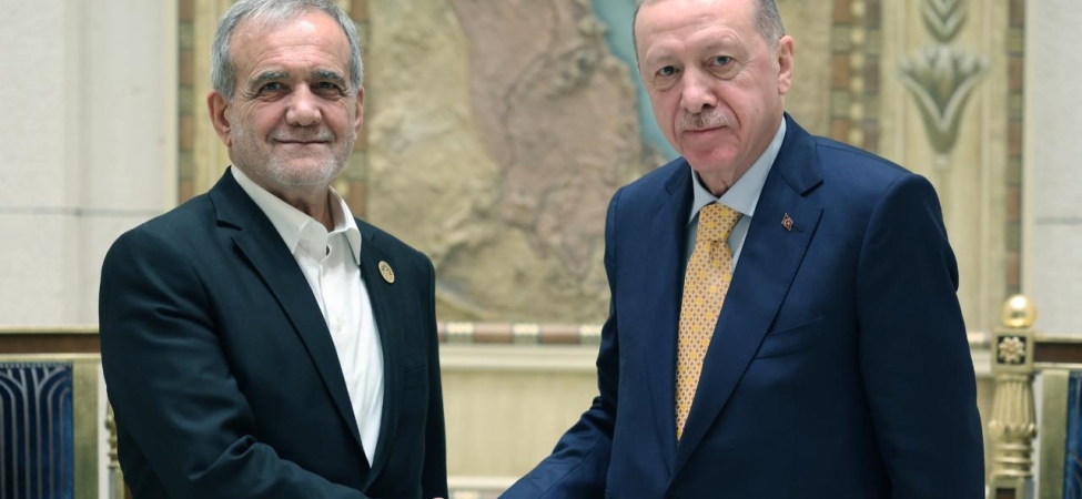 Cumhurbaşkanı Erdoğan İran Cumhurbaşkanı Pezeşkiyan ile görüştü