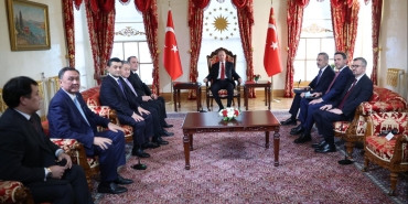 Cumhurbaşkanı Erdoğan, Türk Devletleri Teşkilatı heyetini kabul etti
