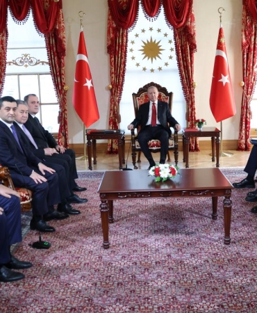 Cumhurbaşkanı Erdoğan, Türk Devletleri Teşkilatı heyetini kabul etti