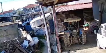 Denizli'deki deprem anı güvenlik kameralarında