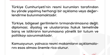 DMM, 'BAE'nin, İran'a saldırması durumunda Türkiye için meşru hedef olacağı' iddiasını yalanladı: