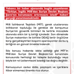 DMM, 'Türkiye, İngiliz MI6'dan Şara'nın korumasını artırmasını istedi' haberini yalanladı