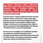 DMM'den Azerbaycan açıklaması