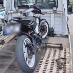 Dur ihtarına uymayan motosikletliye ve sahibine 285 bin lira ceza