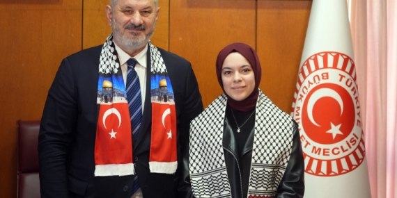 Gazzeli Meryem, Cumhurbaşkanı Erdoğan ile görüşme hayalini gerçekleştirdi