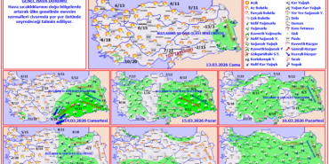 Hafta sonu yağışlı hava geri dönüyor