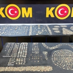 Hobi bahçesinden milyonluk tarihi eserler ele geçirildi