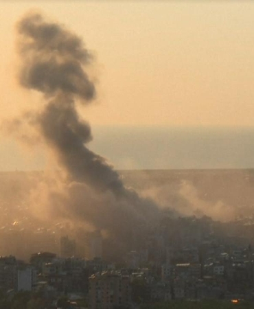İşgalci İsrail, Beyrut'taki Dahiye bölgesine hava saldırıları düzenledi