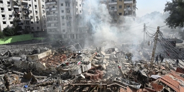 İşgalci İsrail ordusu Beyrut'taki Dahiye bölgesine hava saldırısı düzenledi