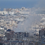 İşgalci İsrail'den Beyrut'un güneyi için saldırı tehdidi