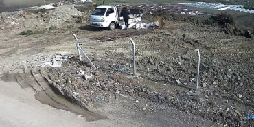 Kaçak moloz dökümüne fotokapanlı ceza