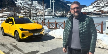 Karadeniz'in zorlu yollarında yerli taksi: Togg