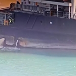 Mersinde denizi kirleten gemiye 13 milyon lira ceza