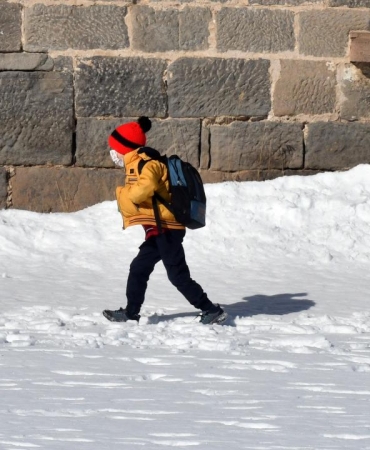 Ordu'da eğitime kar engeli