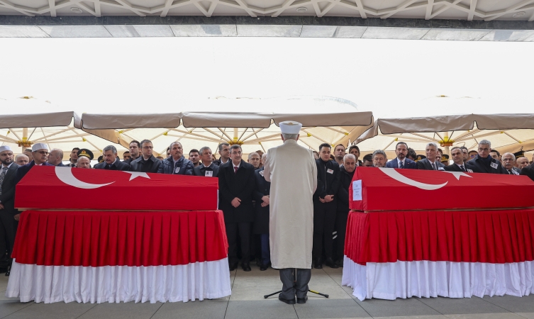 Şehit olan ASELSAN teknisyenleri için cenaze töreni düzenlendi