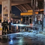 Siirt'te akaryakıt istasyonunda çıkan yangın korkuttu