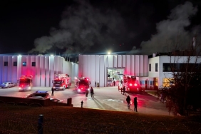 Tekirdağ'da fabrikada yangın