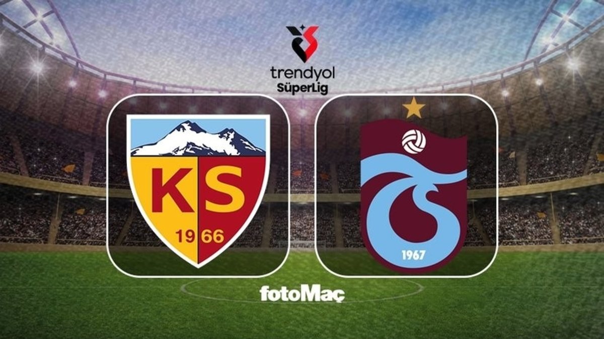 Zecorner Kayserispor-Trabzonspor maçı CANLI | Trendyol Süper Lig